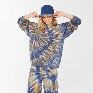 Urban Renewal Oversized Tie Dye Sweatshirt